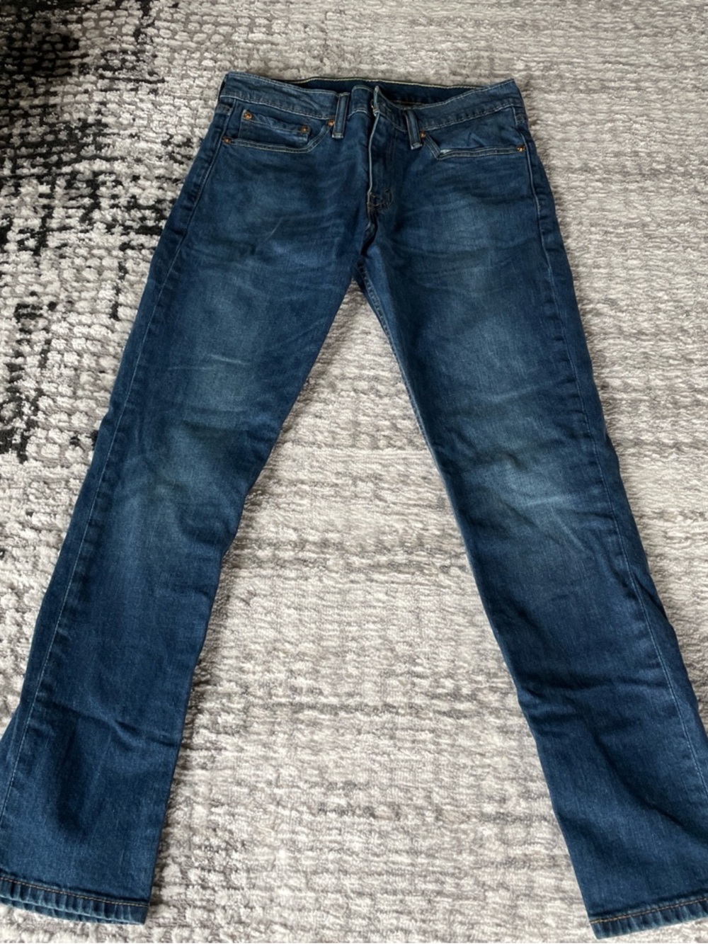 Levi's Men's Dark Blue Slim Straight Jeans